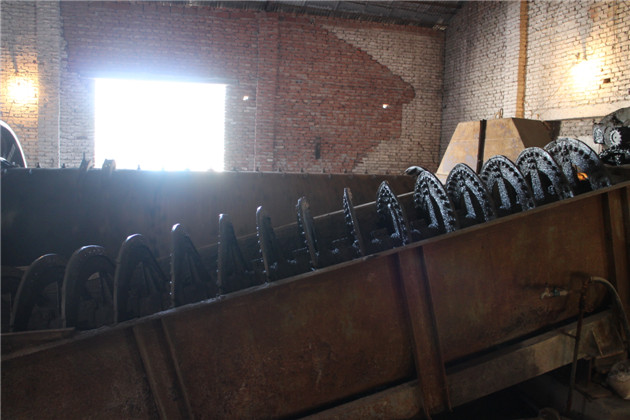 硅線石車(chē)間一角